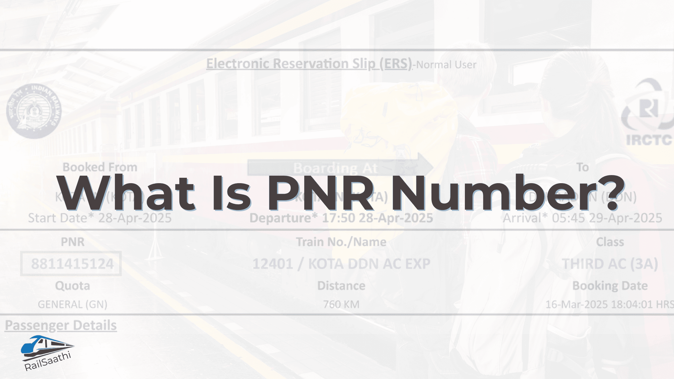 What is PNR Number